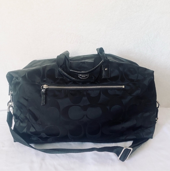 Coach NWOT Black XL Travel Duffel Bag - Picture 1 of 7